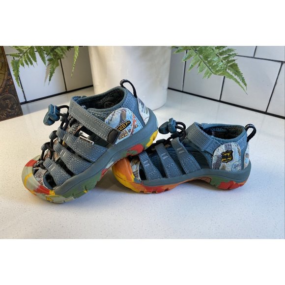 Kids Keen Other - Kids Keen Sandals Size 10 Colorful Aco Collage Design, Waterproof, Washable